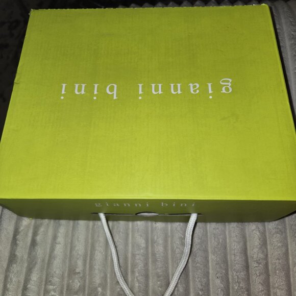 NIB Gianni Bini Abrianna Denim Blue MLT Stiletto Heels | Size 7 - Picture 8 of 9